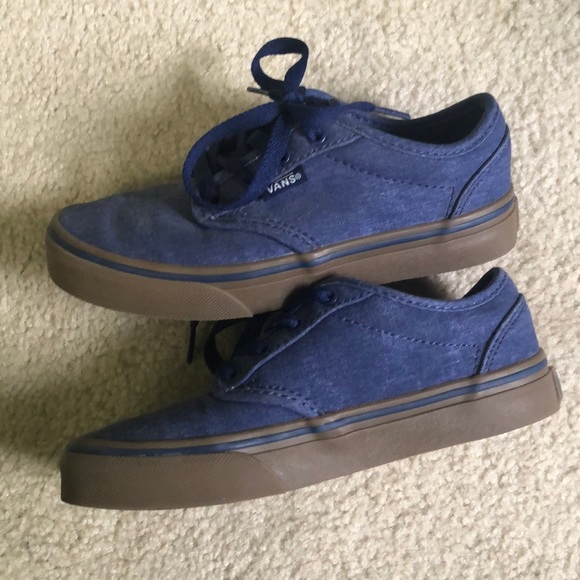 Vans Atwood Canvas Blue Kids size 1 - Picture 3 of 6